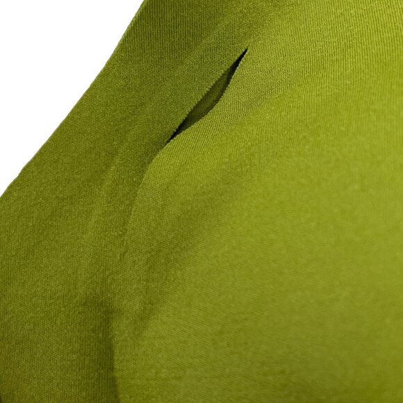 Firm Abs Racerback Sports Bra Womens XS Olive Green New Padded - Picture 6 of 11